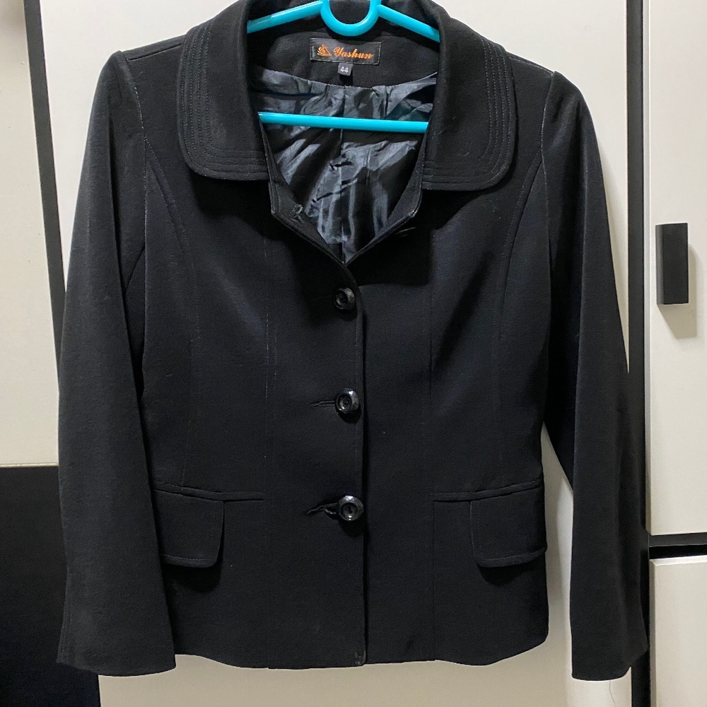 Women's Button Up Blazer Sweater - Size 44 / Large